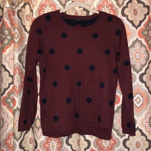 Ann Taylor Polka dot sweater
